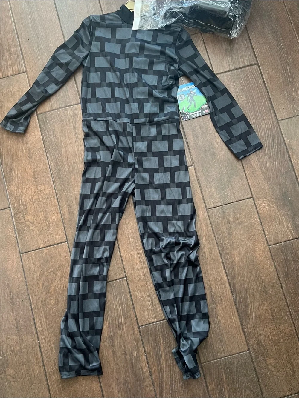 Large Minecraft Ender Dragon Halloween Costume Youth Boys 10/12 New!